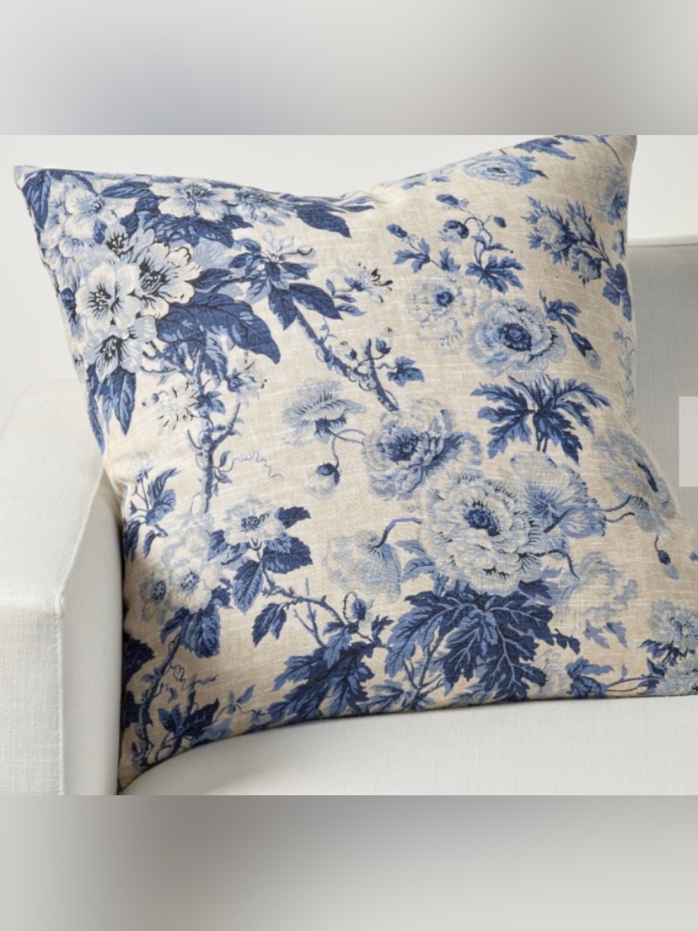 2 Pottery Barn 24” x 24” Garden Pillow Covers